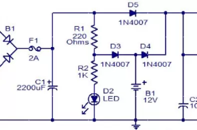 Thiết kế mạch UPS đơn giản